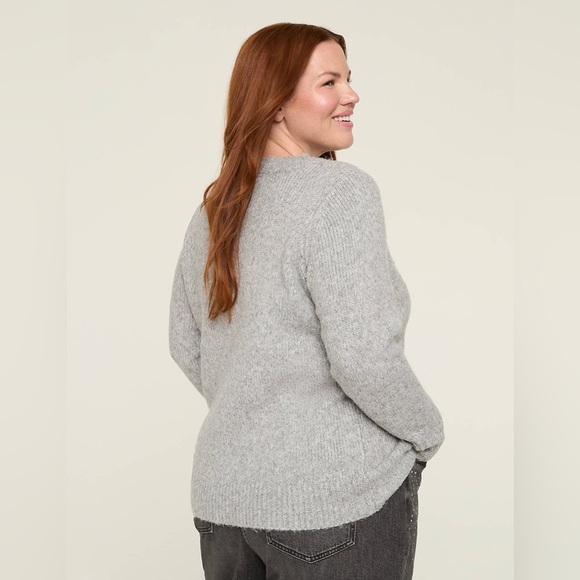 Lane Bryant Light Gray  Sweater - Picture 2 of 9